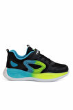 Kidessa 2127-Pepino Anatomik Tabanlı Ultra Hafif Unisex Çocuk Sneakers Ayakkabı - NKT02127-siyah-saks-28