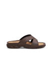 2133-3200 Tam Anatomik Unisex Günlük,Ofis,Spor,Havuz.Deniz ve Tüm Islak Zeminler İçin Uyumlu Terlik - NKT02133-kahverengi-43