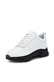 Konfores 2136 Hakiki Deri Anatomik Air Tabanlı Erkek Sneakers Ayakkabı - NKT02136-BEYAZ-44