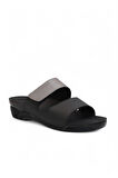 2138-Venedik-15 Anatomik Tabanlı Kadın Günlük Terlik - NKT02138-siyah-36