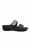 2138-Venedik-15 Anatomik Tabanlı Kadın Günlük Terlik - NKT02138-siyah-36
