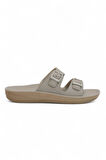 2142-9890 Tam Anatomik Unisex Hac ve Umre İçin Dikişsiz Terlik - NKT02142-BEJ-41
