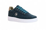 2196-Dakırs Anatomik Tabanlı Erkek Keten Kumaşlı Sneakers Ayakkabı - NKT02196-petrol-yeşil-43