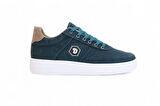 2196-Dakırs Anatomik Tabanlı Erkek Keten Kumaşlı Sneakers Ayakkabı - NKT02196-petrol-yeşil-43
