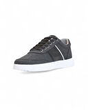 2197-Dakırs Anatomik Tabanlı Erkek Keten Kumaşlı Sneakers Ayakkabı - NKT02197-siyah-40