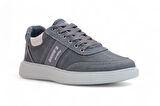 2198-Dakırs Anatomik Tabanlı Erkek Keten Kumaşlı Sneakers Ayakkabı - NKT02198-Füme-41