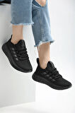 2201-Awıdox Anatomik Tabanlı Unisex Bağcıksız Sneakers Ayakkabı - NKT02201-siyah-42