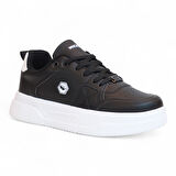 2227-Wickers Air Force Modeli Anatomik Tabanlı Üst Kalite Unisex Sneakers Ayakkabı - NKT02227-siyah-beyaz-37