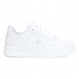 2228-Wickers Air Force Modeli Anatomik Tabanlı Üst Kalite Unisex Sneakers Ayakkabı - NKT02228-BEYAZ-37