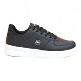 2228-Wickers Air Force Modeli Anatomik Tabanlı Üst Kalite Unisex Sneakers Ayakkabı - NKT02228-siyah-beyaz-37