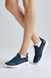 2231-Bestof Anatomik Tabanlı Ultra Hafif Bağcıksız Unisex Yürüyüş Ayakkabısı - NKT02231-lacivert-36