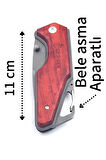 GERBER ÇAKI  19 CM TİTANYUM KASA  BEL ASKI APARATLI   DOLGUN KABZELİ