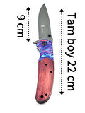 KAMP OUTDOOR MOR  BROWNİNG ÇAKI KEMER KLİPSLİ  İÇTEN KİLİTLİ 