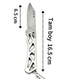 KAMP OUTDOOR MİNİ  ALASKA METAL ÇAKI 16 CM  TAMAMEN ÇELİK 