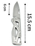 KAMP OUTDOOR MİNİ ALASKA  ÇAKI   15,5 CM ANAHTAR APARATLI MODEL 1
