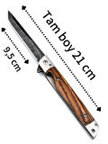 KAMP OUTDOOR BEYEFENDİ ÇAKISI  ORJİNAL DERİ KILIFLI 