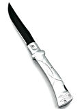 KAMP OUTDOOR  METAL ÇAKI 23 CM SIRTTAN KİLİTLİ  KEMER KLİPSLİ HEDİYE ZİPPO KİBİRT 