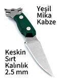 KAMP OUTDOOR KURTLU KOLYE BIÇAK 13 CM HEDİYE DERİ KILIFLI