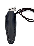 KAMP OUTDOOR KURTLU KOLYE BIÇAK 13 CM HEDİYE DERİ KILIFLI