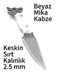 KAMP OUTDOOR KURTLU KOLYE BIÇAK 13 CM HEDİYE DERİ KILIFLI