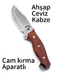 KAMP AV BIÇAK 26 CM  KESKİN HEDİYE  DERİ KILIFLI 