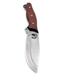 KAMP AV BIÇAK 26 CM  KESKİN HEDİYE  DERİ KILIFLI 