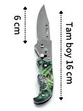 KAMP DÜĞMELİ 16 CM CEP ÇAKISI KEEMER KLİPSLİ TAMAMEN METAL