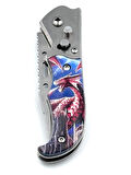 KAMP DÜĞMELİ 16 CM CEP ÇAKISI KEEMER KLİPSLİ TAMAMEN METAL