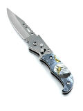 KAMP DÜĞMELİ 16 CM CEP ÇAKISI KEEMER KLİPSLİ TAMAMEN METAL