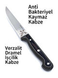 SEBZE BIÇAĞI  2 NO ANTİBAKTERİYEL VERZALİT  KABZE  ORJİNAL 4116 ÇELİK