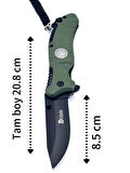 COLOMBİA FST- 3010- B  ÇAKI 20,8 CM KEMER KLİPSLİ 