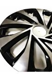 Opel Corsa Uyumlu 14 Inç Piano Black Siyah Jant Kapağı 4 Adet