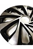 Toyota Yaris Uyumlu 15 Inç Piano Black Siyah Jant Kapağı 4 Adet