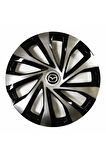 Mazda Mazda2 Uyumlu 15 Inç Piano Black Siyah Jant Kapağı 4 Adet