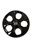 Mazda Mazda3 Uyumlu 14 Inç Piano Black Siyah Jant Kapağı 4 Adet