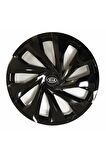 Kia Ceed Uyumlu 15 Inç 4 Adet Piano Black Siyah Jant Kapağı Takımı
