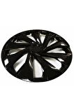 Fiat / Tofaş Şahin Uyumlu 14 Inç 4 Adet Piano Black Siyah Jant Kapağı Takımı