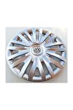 Volkswagen Polo - Golf - Bora 15'' Inç Jant Kapağı 4 Adet Kırılmaz Esnek - Amblem Hediyeli.