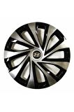 Hyundai I30 Uyumlu 15 Inç Piano Black Siyah Jant Kapağı 4 Adet