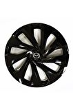 Mazda Mazda3 Uyumlu 15 Inç 4 Adet Piano Black Siyah Jant Kapağı Takımı