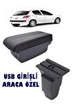 Peugeot 206 2010-2020 Usbli Vidasız Kol Dayama Kolçak