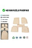 Tata Marina Uyumlu Bej Renk 5 parça 3D Paspas Takımı Yeni Model
