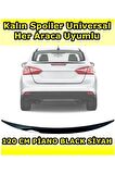 Ford Escort Uyumlu Pianoblack Spoiler 120 Cm