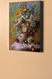 Sayılarla Boyama Seti Kasnaklı Vazodaki Çiçekler 50 X 65 Cm