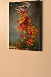 Sayılarla Boyama Seti Kasnaklı Sonbahar Kadın 40 X 50 Cm
