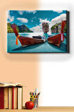 Sayılarla Boyama Seti Kasnaklı Phuket'e Ziyaret 40 X 50 Cm