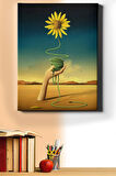 Sayılarla Boyama Seti Kasnaklı Dali Sarı Çiçek 40 X 50 Cm