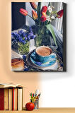 Sayılarla Boyama Seti Kasnaklı Sabah Kahvesi 60 X 75 Cm