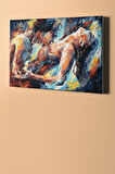 Sayılarla Boyama Seti Kasnaklı Aşk Ve Tutku 2 40 X 50 Cm