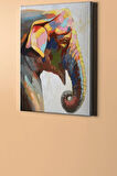 Sayılarla Boyama Seti Kasnaklı Hint Fili 40 X 50 Cm